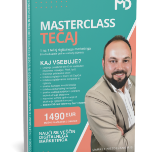 Rdeči Masterclass tečaj digitalnega marketinga